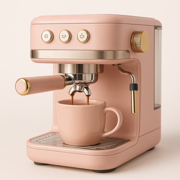 pink coffee maker