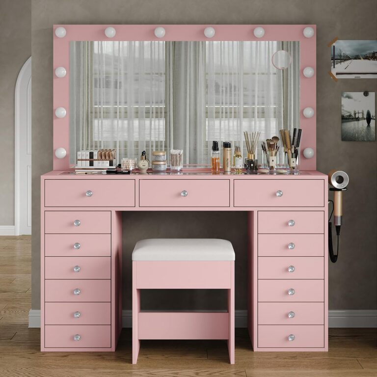 pink-vanity-15-drawers-led-mirror-charging
