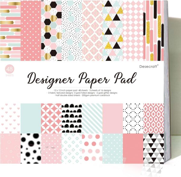pink scrapbook cardstock paper pack 12x12 decorative craft paper