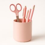 pink desk essentials for aesthetic desk setup