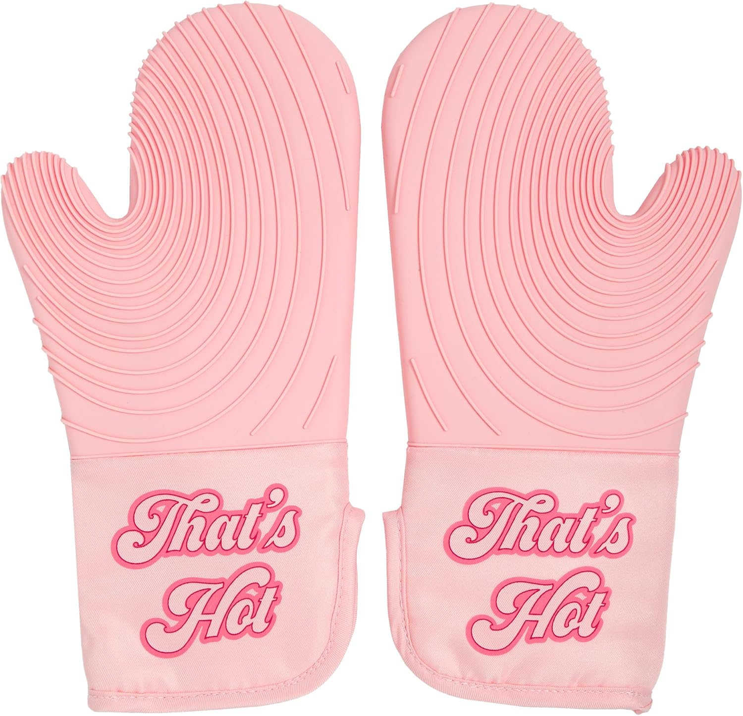 pink-oven-mitt-set-thats-hot-paris-hilton pink oven mitt set heat resistant silicone grip thats hot design